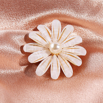 Exquisite Flower Alloy Brooch for Girl Women PW-WG37E88-01-1