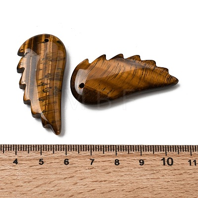 Natural Tiger Eye Pendants G-F820-01E-1