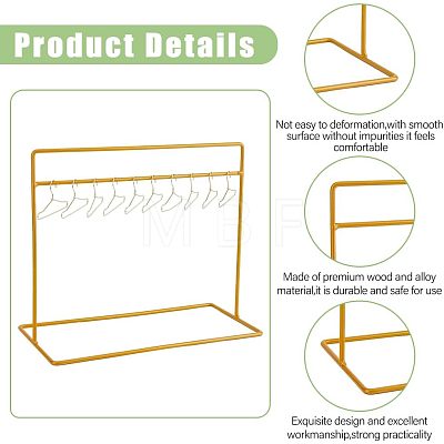 Iron Doll Clothes Hangers and Doll Clothes Storage Rack DIY-FH0004-43-1