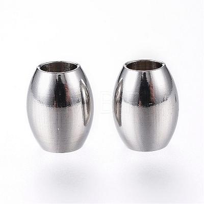 201 Stainless Steel Beads STAS-A031E-P-1