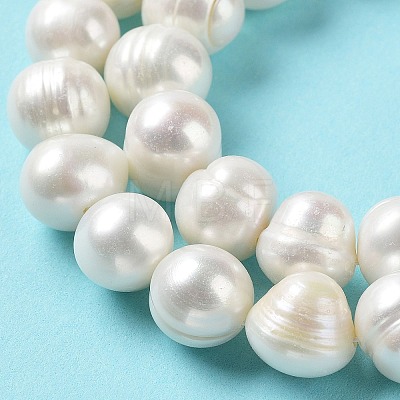 Natural Cultured Freshwater Pearl Beads Strands PEAR-E019-10-1