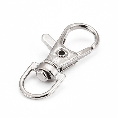 Iron Swivel Lobster Claw Clasps IFIN-C059-01-1