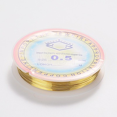 Round Copper Jewelry Wire CWIR-CW0.5mm-07-1