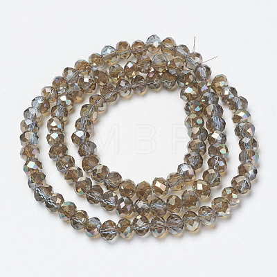 Electroplate Glass Beads Strands EGLA-A034-T2mm-J16-1