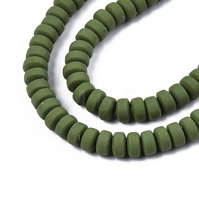 Handmade Polymer Clay Beads Strands LS-CLAY-N008-104-1
