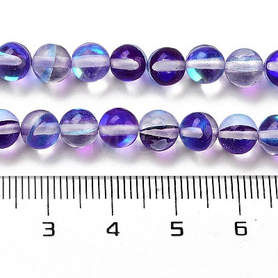 Transparent Glass Beads GLAA-B022-6mm-09-1