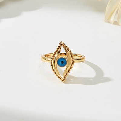 Brass with Plastic Finger Rings for Women TY5926-1