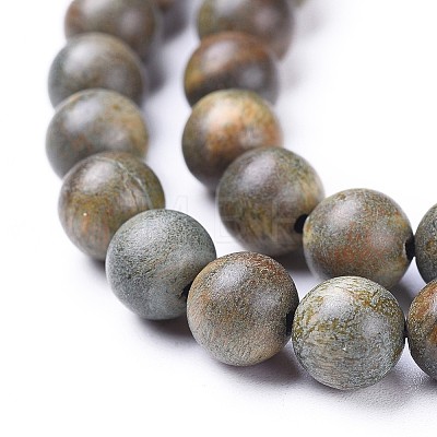 Natural Sandalwood Beads Strands WOOD-F008-02-A-1