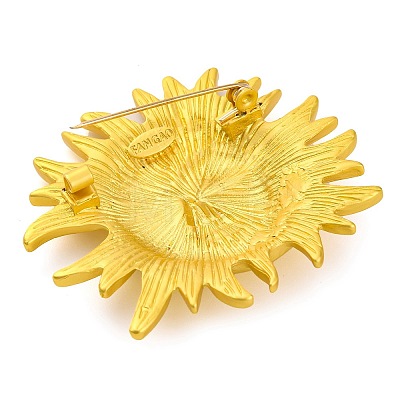 Sun God Brooch Pin JEWB-Z031-10G-1