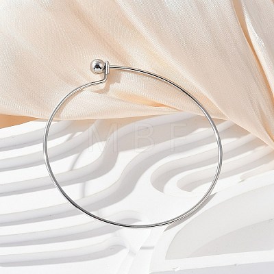 304 Stainless Steel Bangles for Women BJEW-C088-02P-1