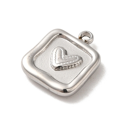 304 Stainless Steel Charms STAS-L022-273P-1
