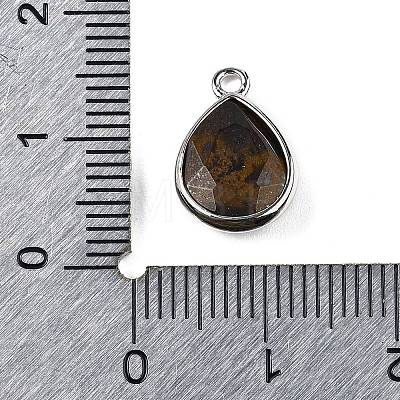 Natural Gemstone Faceted Pendants G-U019-05P-1