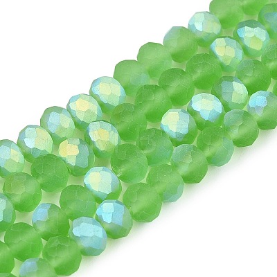 Transparent Glass Beads Strands EGLA-A044-T6mm-MB11-1