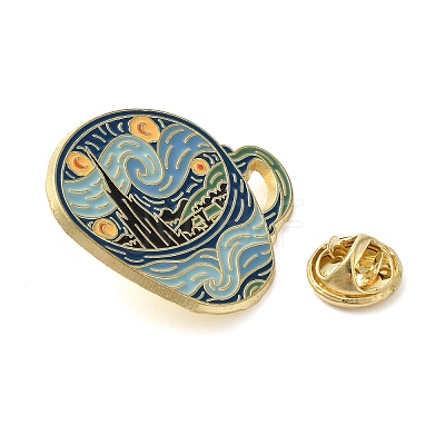 Alloy Enamel Pin Brooch JEWB-B021-02G-04-1