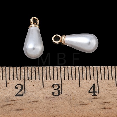 ABS Plastic Pearl Pendants FIND-Z105-03B-01G-1