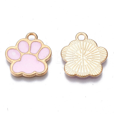 Alloy Enamel Pendants ENAM-T016-22LG-RS-1