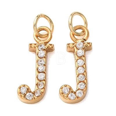 304 Stainless Steel with Crystal Rhinestone Charms RB-CBA5270-11G-J-1