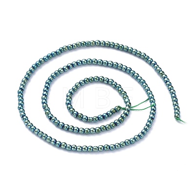 Electroplate Glass Beads Strands EGLA-K014-A-FP06-1