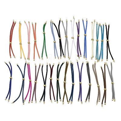 3MM Adjustable Round Nylon Braided Cord Bracelet Making FB-CBAA152-04G-1