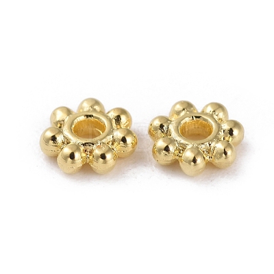 Tibetan Style Alloy Daisy Spacer Beads LF0991Y-G-RS-1