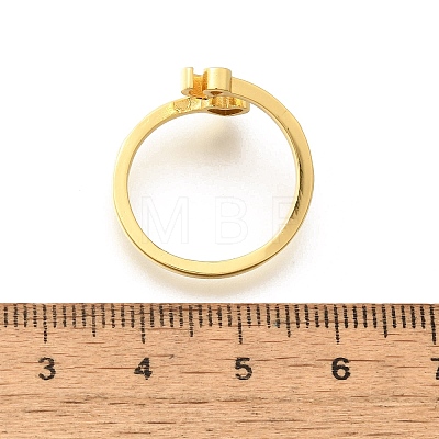 Brass Cuff Rings for Women RJEW-U044-V-1