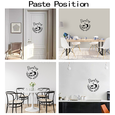 PVC Quotes Wall Sticker DIY-WH0200-079-1