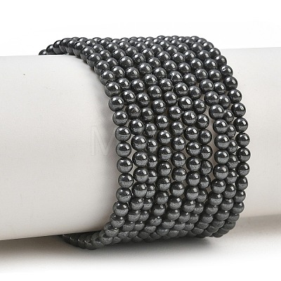 Natural Black Stone Beads Strands GG-CBA0389-A07-3mm-1
