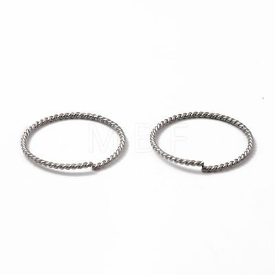 304 Stainless Steel Open Jump Rings STAS-L262-36F-P-1