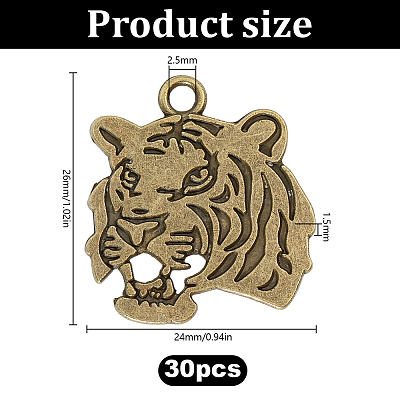 Tibetan Style Alloy Pendanrs FIND-WH0199-392AB-1