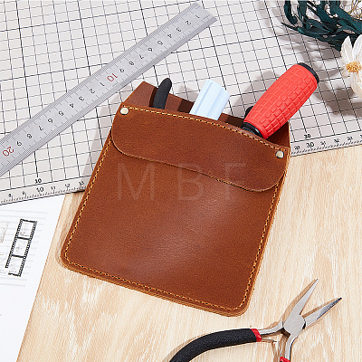 Cowhide Pocket Sleeve for Pens and Tools DIY-WH20007-781A-1
