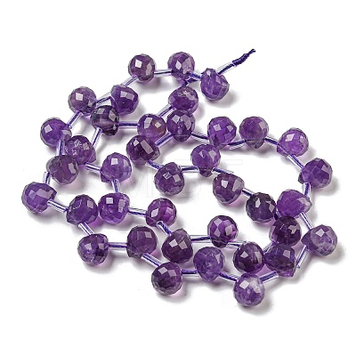 Natural Amethyst Beads Strands G-H297-B09-02-1