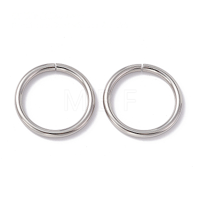 Non-Tarnish 304 Stainless Steel Jump Rings STAS-C040-01L-P-1