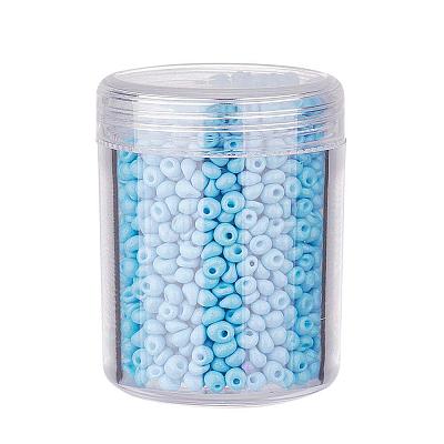 Opaque Glass Seed Beads SEED-JP0004-B08-1