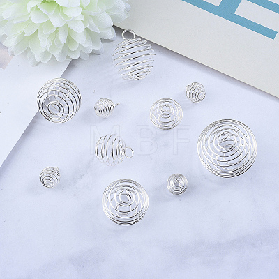 40Pcs 4 Sizes Iron Wire Pendants IFIN-CJ0001-40S-1