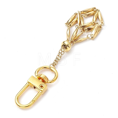 304 Stainless Steel Empty Stone Holder Chain Pouch Pendant Decorations HJEW-JM01885-02-1