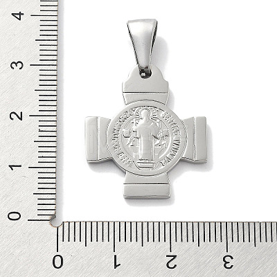 Religion 304 Stainless Steel Pendants STAS-Z098-43P-1