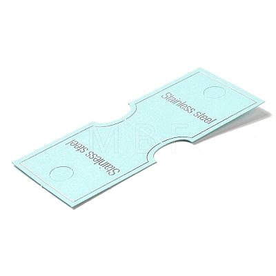 Folding Paper Display Card with Word Stainless Steel CDIS-L009-04-1