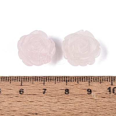 Natural Rose Quartz Carved Beads G-Q601-41A-02-1
