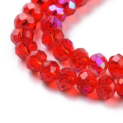 Electroplate Glass Beads Strands LS-EGLA-A034-T8mm-L09-1