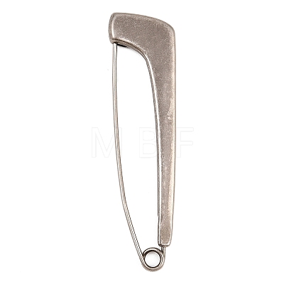 Alloy Extra Large Safety Pin Brooches JEWB-Z051-01P-01-1