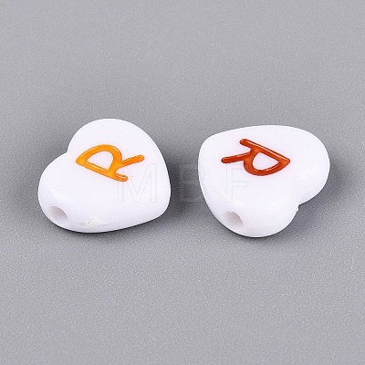 Opaque Acrylic Enamel Beads SACR-Q001-16A-B01-1