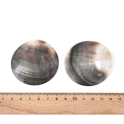 Natural Black Lip Shell Big Pendants BSHE-T014-41D-1