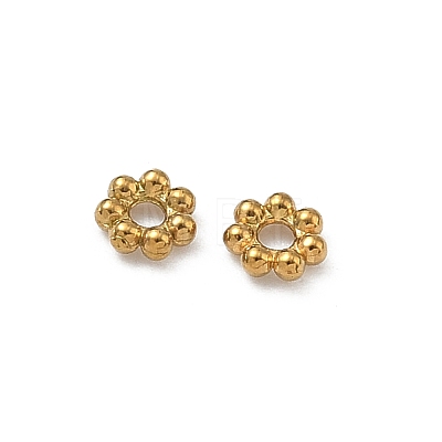304 Stainless Steel Beads STAS-P448-10B-G-1