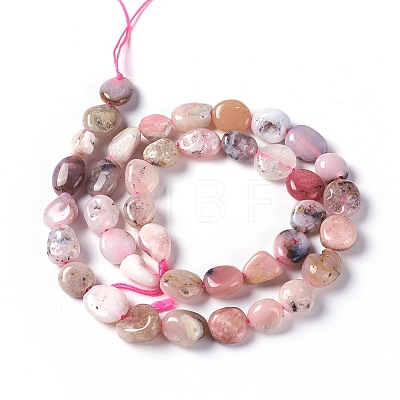 Natural Pink Opal Beads Strands G-L493-13-1