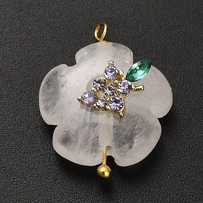 Natural Quartz Crystal Pendants G-C290-02C-1