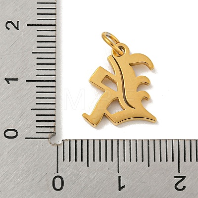 Ion Plating(IP) 304 Stainless Steel Charms STAS-I010-01G-K-1