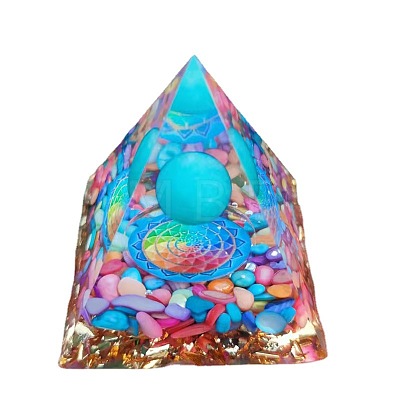 Orgonite Pyramid Resin Energy Generators PW-WG03459-02-1