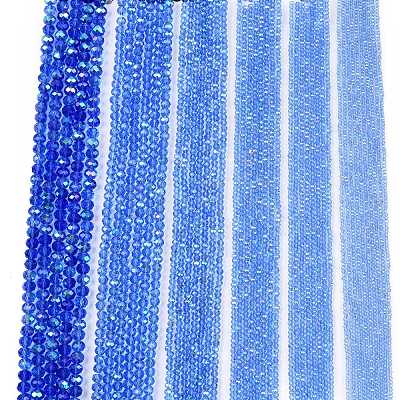 Electroplate Glass Beads Strands EGLA-A044-T4mm-L14-1