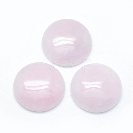 Natural Rose Quartz Cabochons G-E492-A-11-1