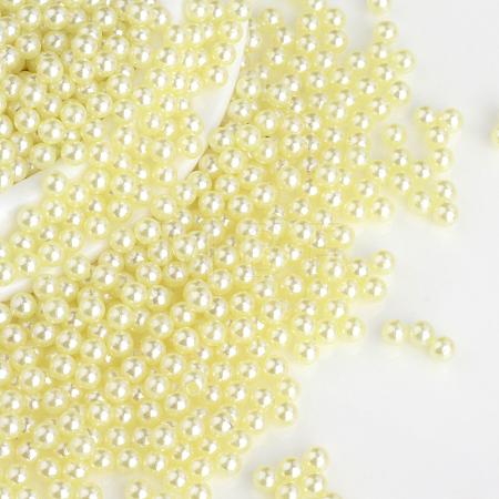Imitation Pearl Acrylic Beads OACR-S011-2mm-Z22-1